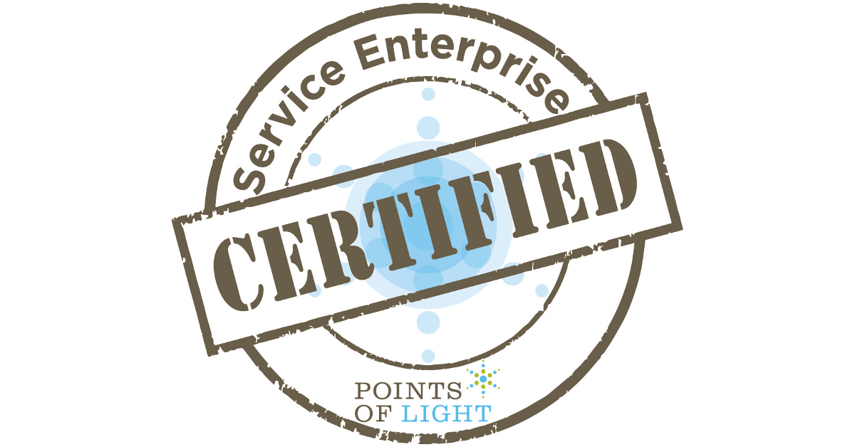 Let’s Get Ready designated by Points of Light as a Service Enterprise