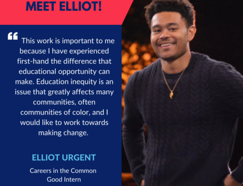 Meet Elliot – Our Careers in the Common Good Intern
